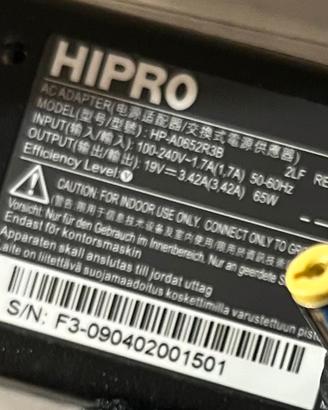 Alimentatore notebook HIPRO – 19V 3.42A 65W