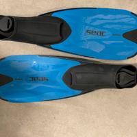 Pinne SEAC sub snorkeling