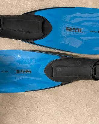 Pinne SEAC sub snorkeling