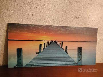 Quadro con tramonto