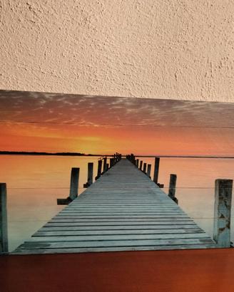 Quadro con tramonto
