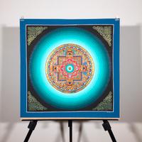 Mandala Lotus/Yantra - Dipinto Thangka Tibetano
