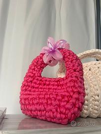 Mini hobo bag uncinetto