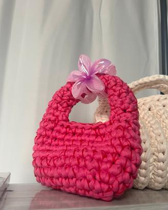 Mini hobo bag uncinetto