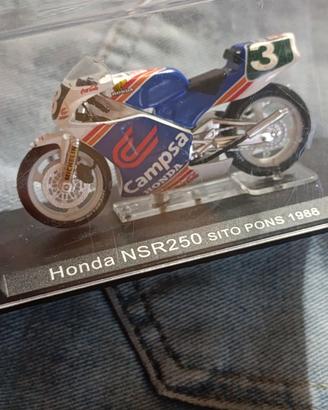 modellino Honda NSR 250 Sito Pons 1988