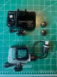 Gopro Hero 7 Custodia subacquea con battery bank
