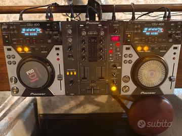 Consolle DJ Pioneer 400 + casse