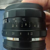 Obbiettivo Meike 35mm apsc f/1.7