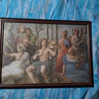 Quadro de "Il Parnaso" di Raffaello Sanzio