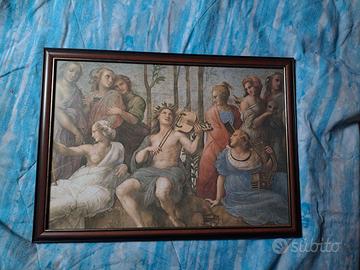 Quadro de "Il Parnaso" di Raffaello Sanzio