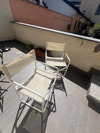 Sedie da giardino pieghevoli
