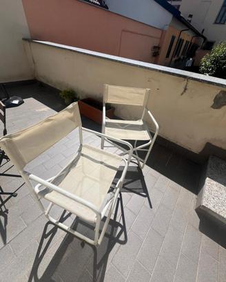 Sedie da giardino pieghevoli