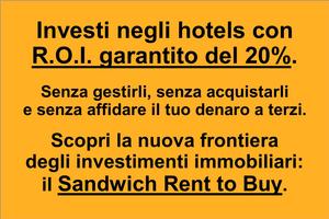 Hotels per Investitori con R.O.I. 20%