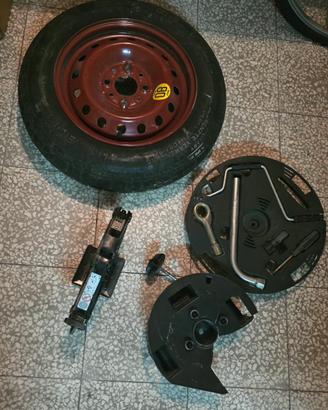 Ruotino di scorta  13" fiat + kit cric e chiave