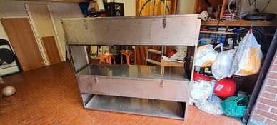 scaffale in acciaio inox