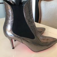 Stivaletto Pinko argentato
