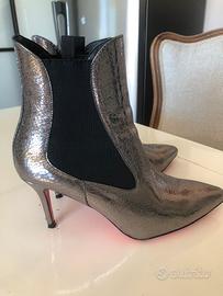 Stivaletto Pinko argentato
