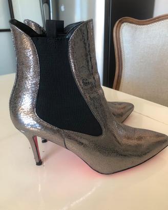 Stivaletto Pinko argentato