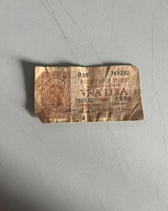 Banconota italiana 1 LIRA 1944 n.874