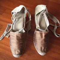 Sandali con zeppa n.40 espadrillas