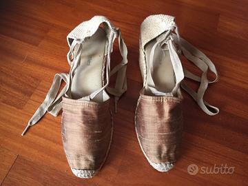 Sandali con zeppa n.40 espadrillas