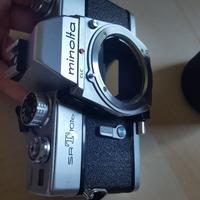 minolta reflex e 50mm /zoom tele/duplicatore/borsa