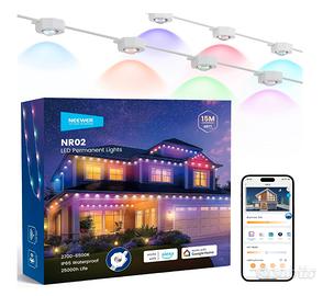 NEEWER caten Luci Esterne 15m smart RGB NR02 Alexa