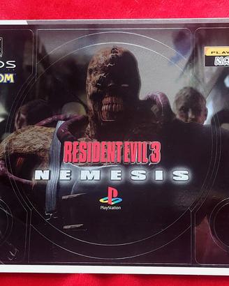 Resident evil 3 cover adesiva per playstation