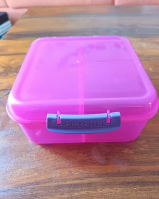 Porta merenda fucsia Sistema
