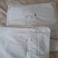 Lenzuola lettino e cuscino