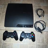 PS3 slim 320 Gb+2 controller+PS MOVE+vari giochi