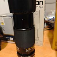 Tamron 70-210 mm.F. 4 lens adaptall 2"Anello nikon