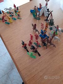 Lotto indiani e cow-boy anni '80