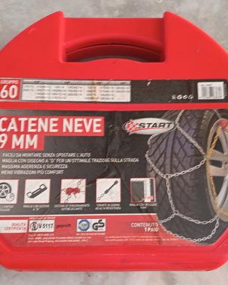Catene da neve 9 mm Start nuove