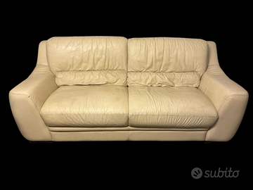 DIVANO IN PELLE 2 POSTI (anche 3)