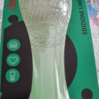 bicchiere verde coca cola 