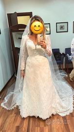 Abito da sposa in pizzo