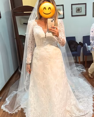 Abito da sposa in pizzo
