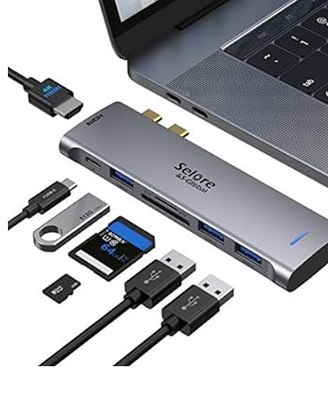 Hub Usb per MacBook Pro / Air, adattatore
