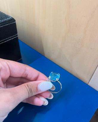 Anello argento con pietra