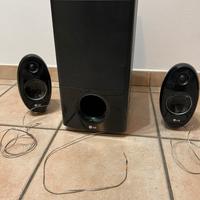 LG Surround Sound e Speaker blue ray DVD System