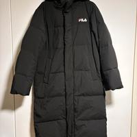 Piumino lungo nero Fila