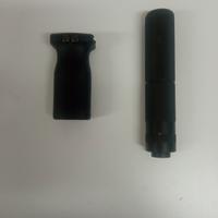 silenziatore grip per softair 