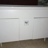 doppia vasca per cucina con mobiletto