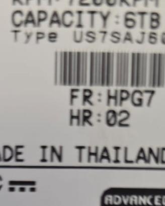 harddisk hp 6tb