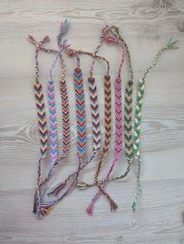 Braccialetti dell'amicizia fatti a mano