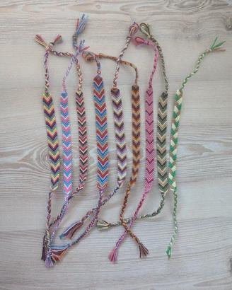 Braccialetti dell'amicizia fatti a mano