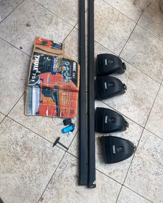 Thule 751 Rapid System completo barre 120 cm