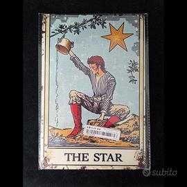 Targa in metallo carta  della stella David Bowie