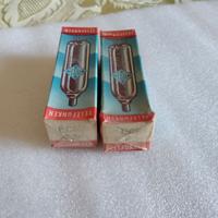 Coppia valvole ecf82 6u8a NOS Telefunken